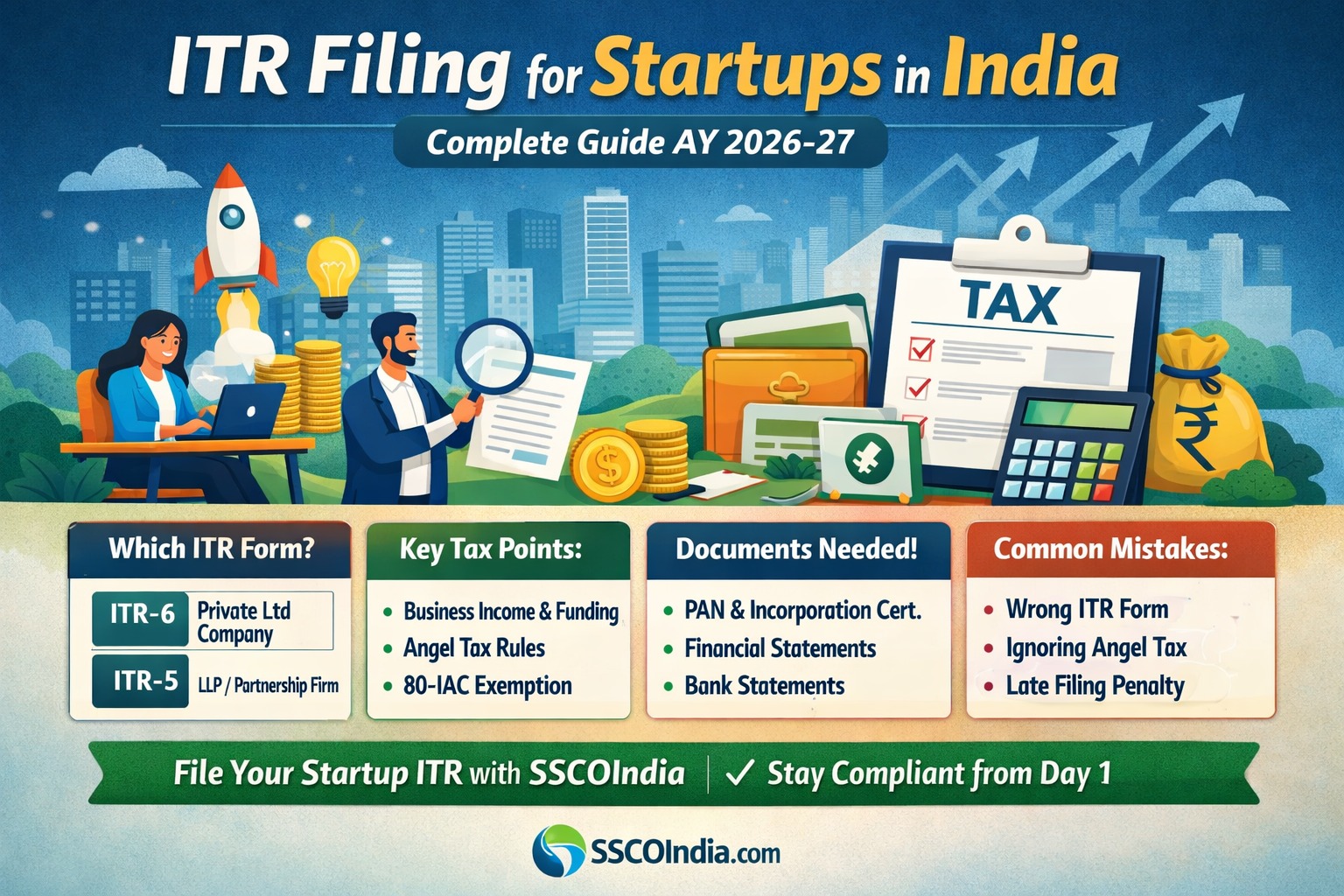 ITR Filing For Startups India